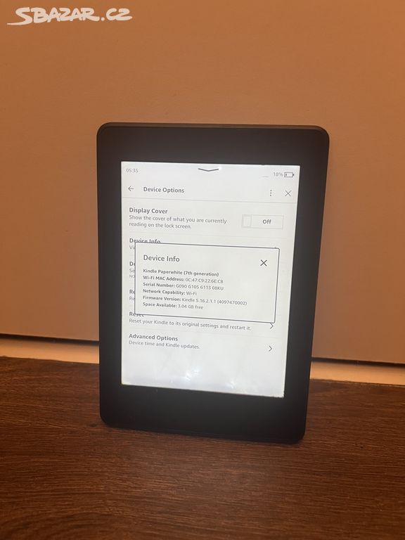 Čtečka knih Amazon Paperwhite Kindle 7. gen WiFi