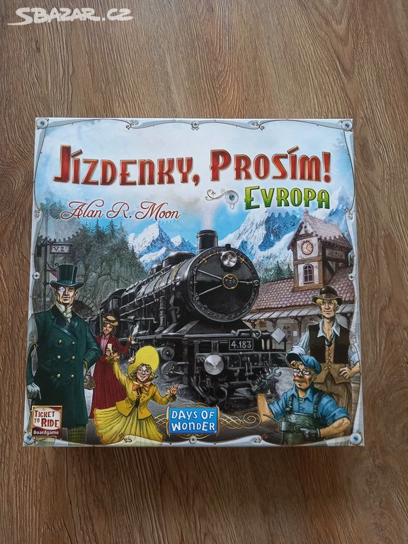 Desková hra Jízdenky, prosím! Evropa