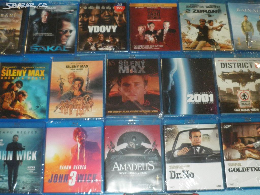 Blu ray filmy - v ceně od 80 až 150kč