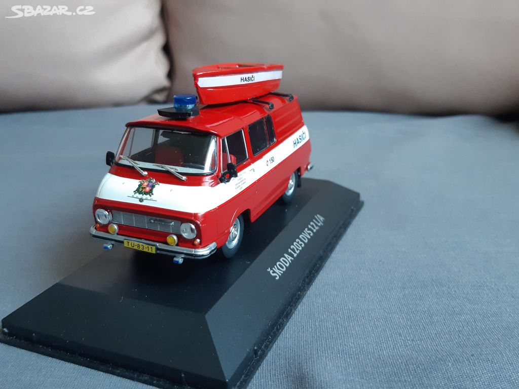 Model 1:43 Škoda - 1203 HASIČI