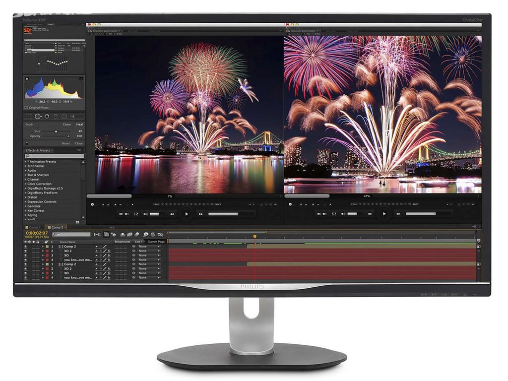 Monitor Phillips 32" - QHD 2560×1440 - 328P6Q-2ks