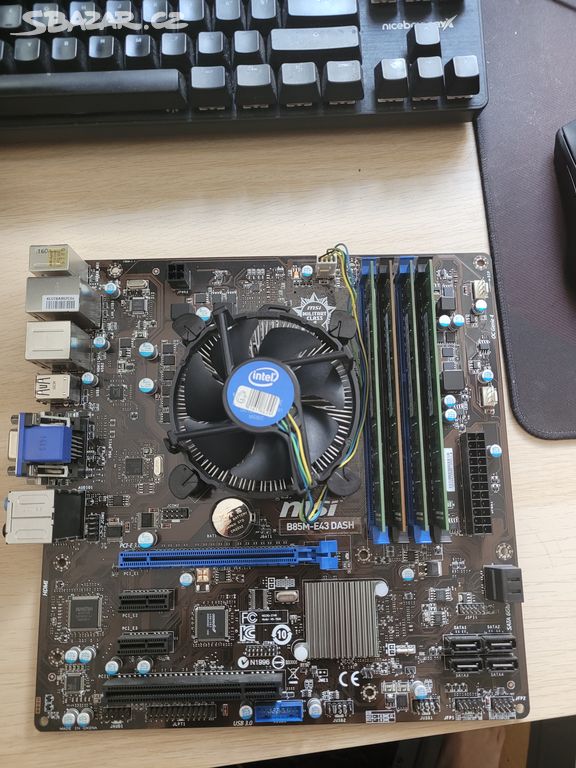 Kompletní počítačový set Základní deska, CPU a RAM