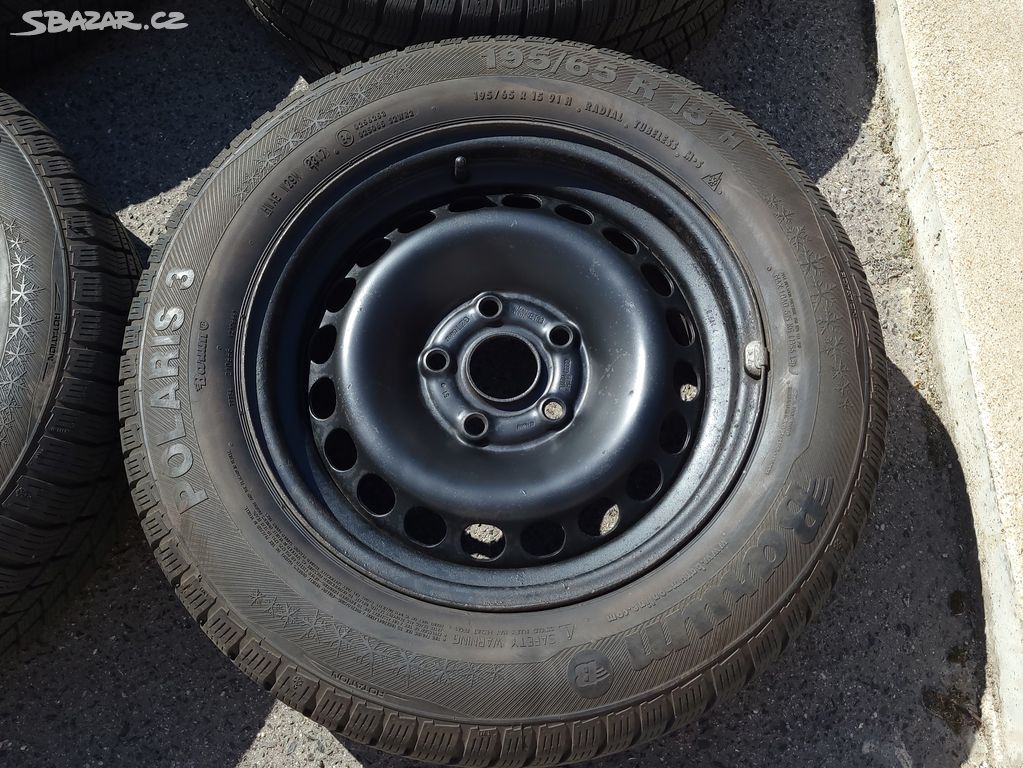 Pěkná zimní kola 15" 5x112 ET33 Audi A4 B6