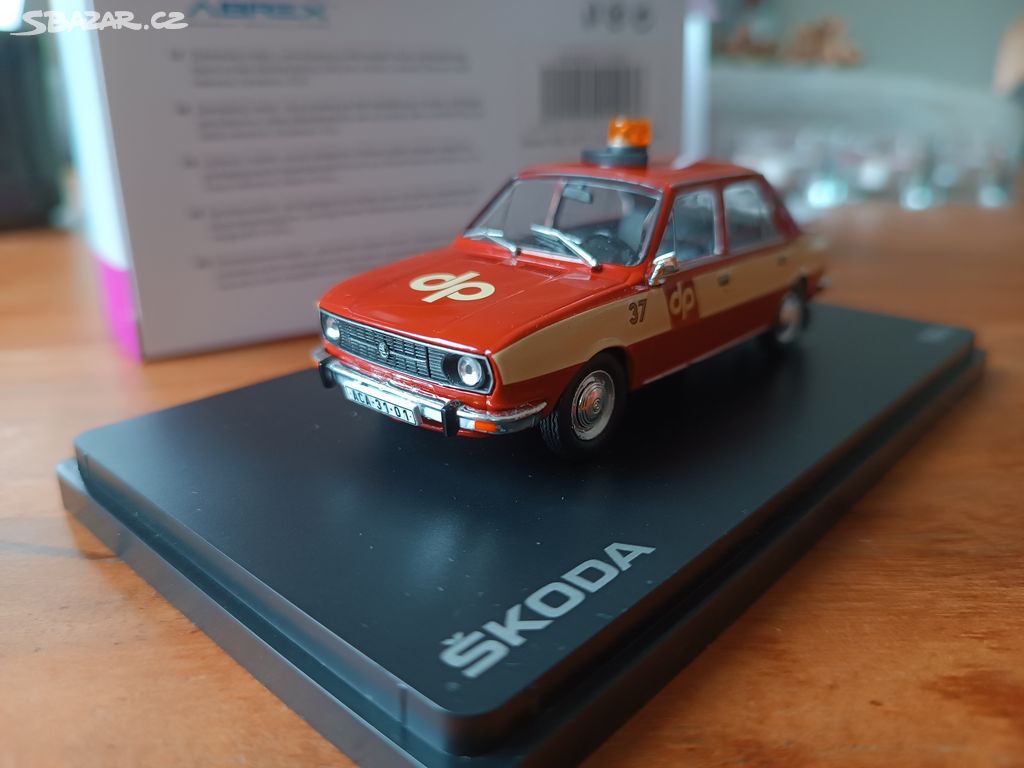 Abrex 1:43 Škoda 105L 1977 DP hl. m. Prahy