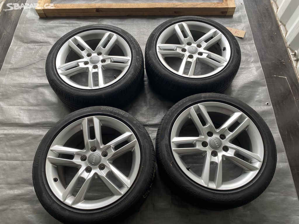 17 alu org. Audi 5x112 mm, 4ks