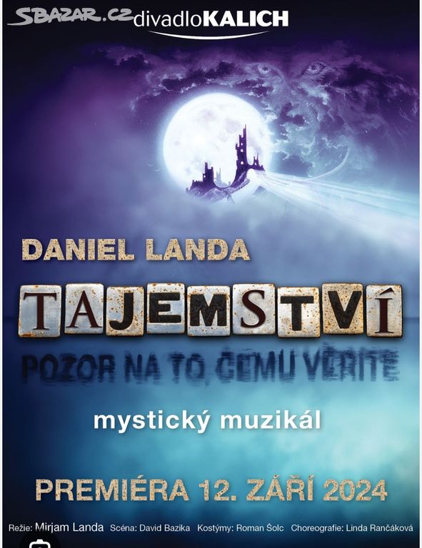 Lístky na muzikál Tajemství