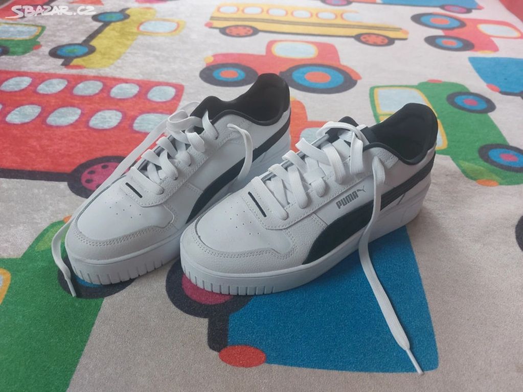 Bile tenisky Puma Caven 2.0 Lux 41