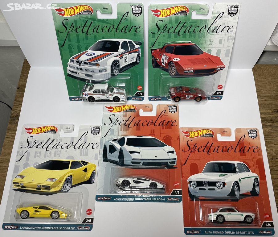 Hot Wheels Premium Spettacolare 2023 (celý set)