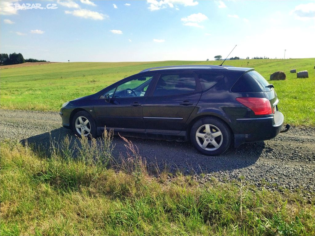 Peugeot 407 sw benzín tažné platná STK dálniční z.