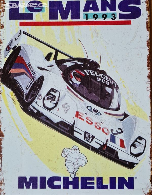 Plechová cedule LE MANS 1993