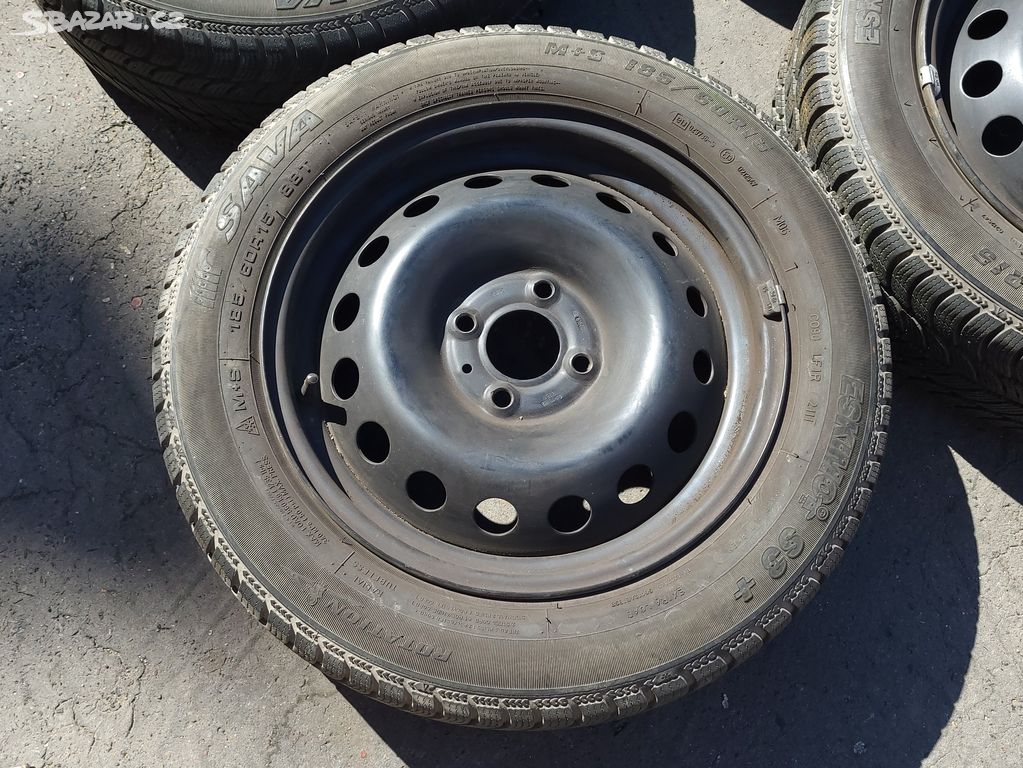 Zimní kola 15" 4x100 Clio, Clio Grandtour - levně