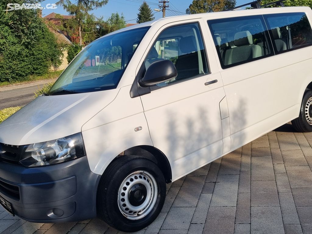 Vw t5 Transporter 2.0 Tdi,75kw,8míst2012Long,TOP