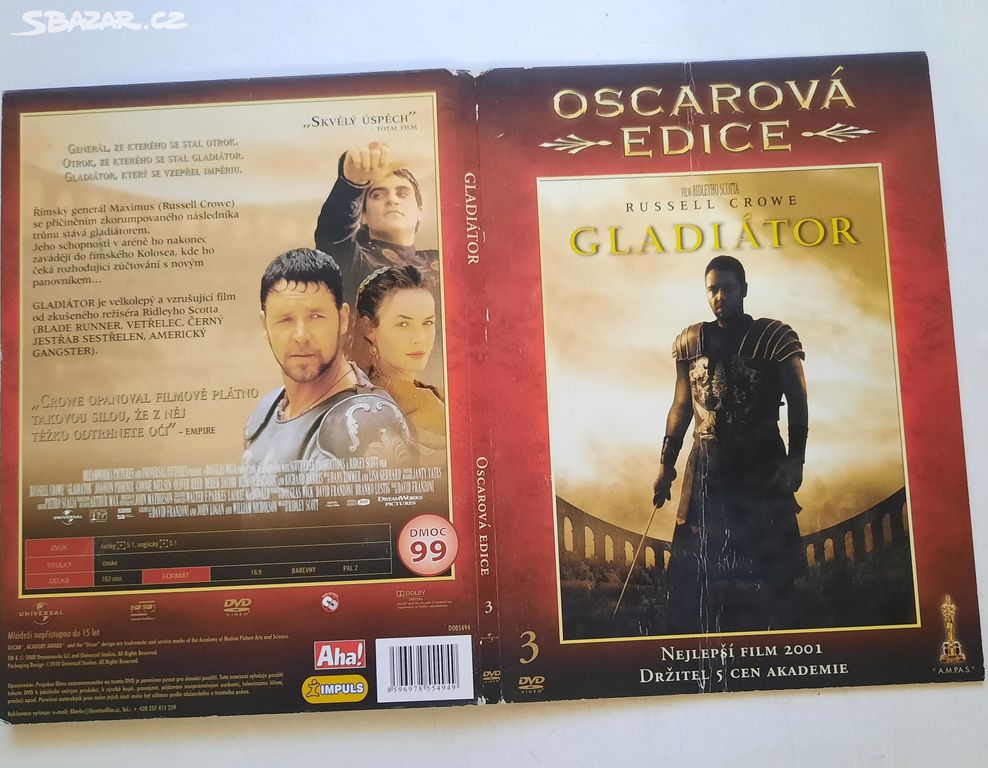 DVD - Gladiátor