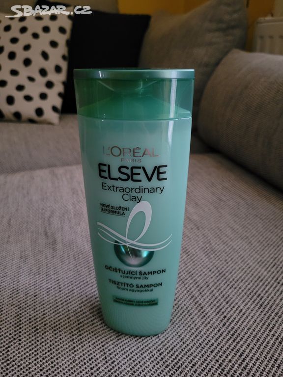 Nový šampón Elseve Extraordinary Clay zn. L´ Oréal