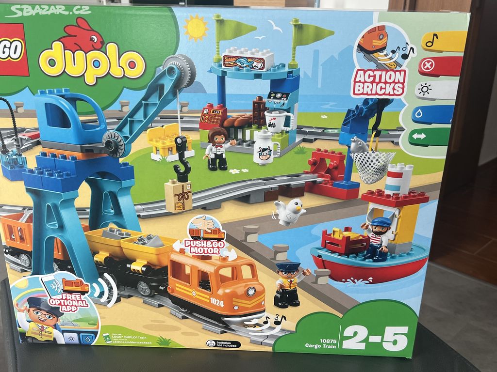 LEGO DUPLO Town 10875 Nákladní vlak