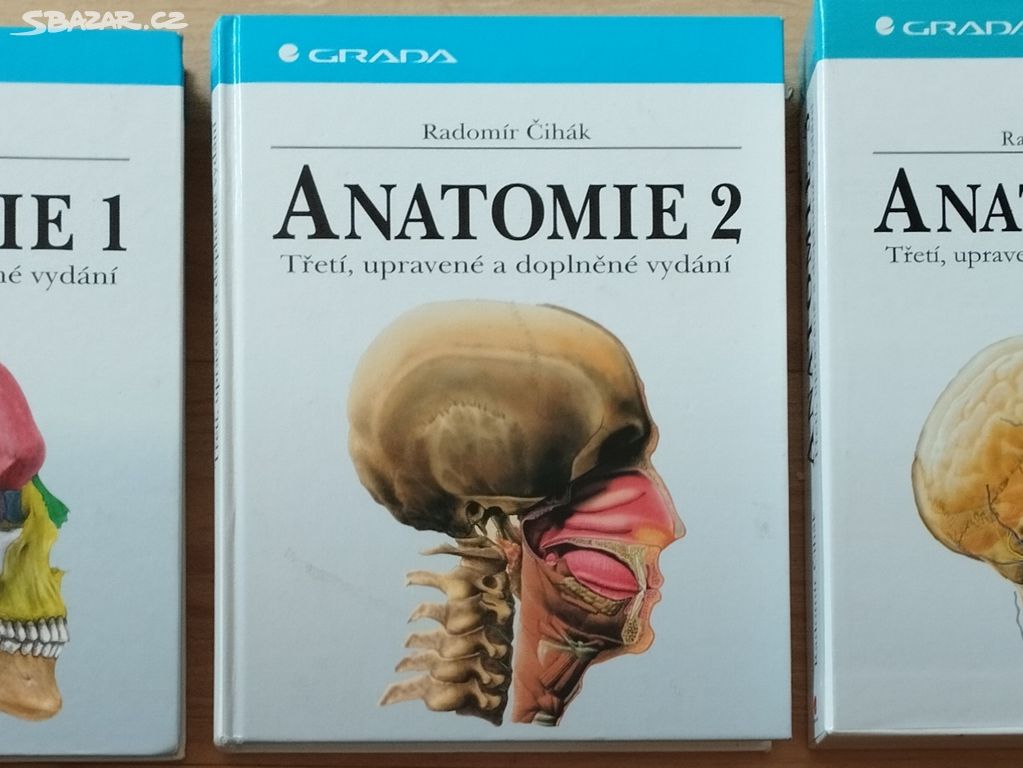 Sada učebnic Anatomie 1, 2, 3 - Radomír Čihák