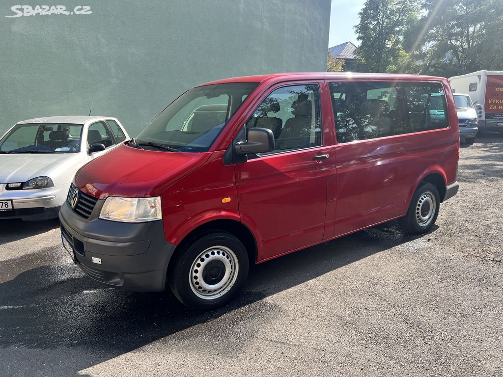 Volkswagen Transporter T5, 1,9 Tdi 77 Kw, 9 míst!