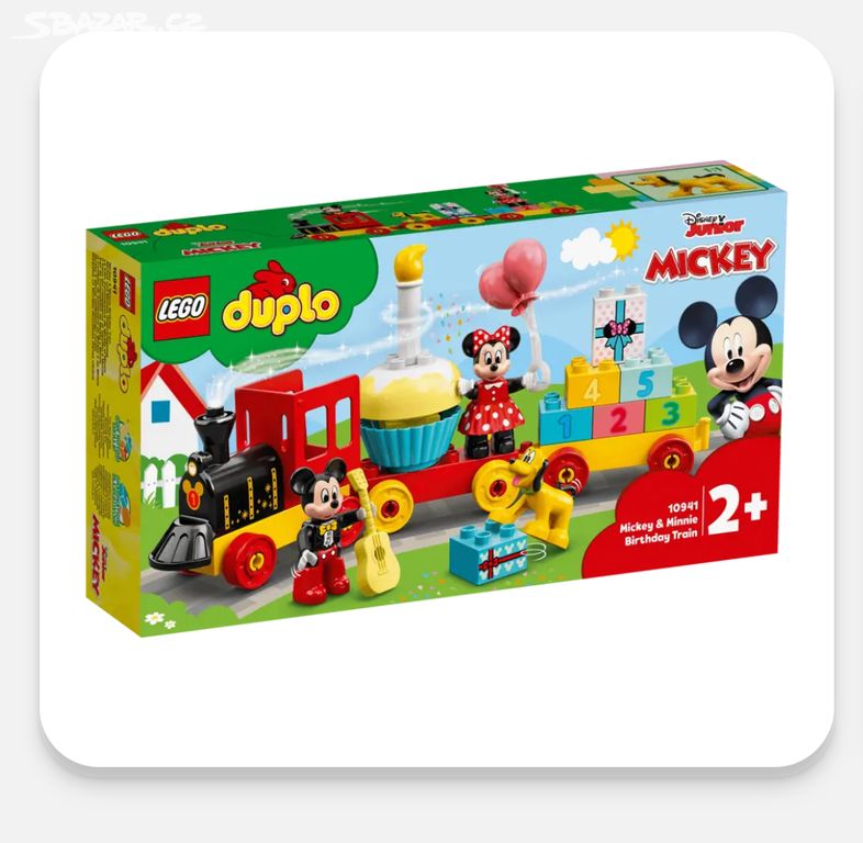 Lego Duplo Narozeninový vláček Mickeyho a Minnie