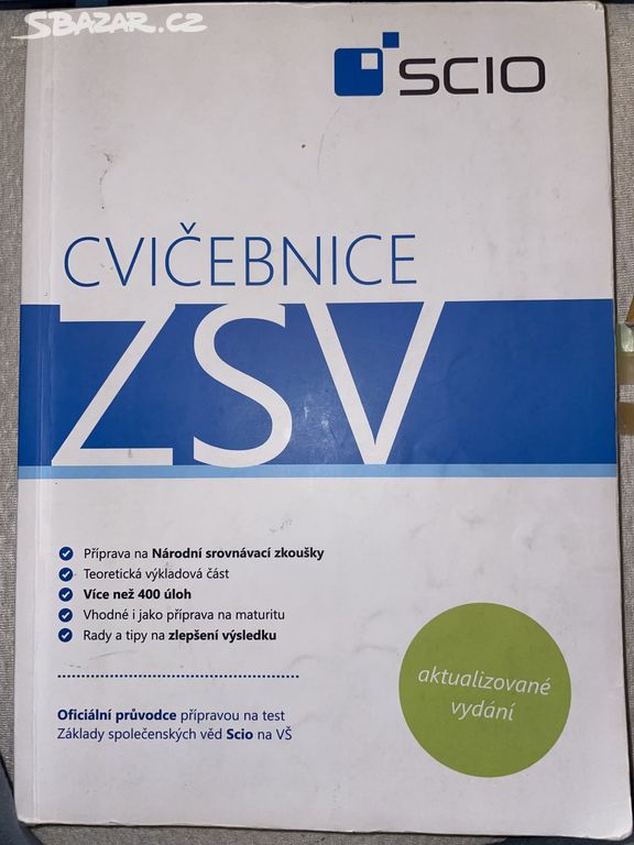 Cvičebnice ZSV SCIO 2018