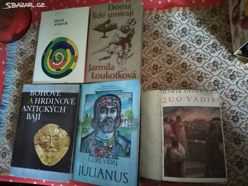 Julianus,Doma lidé umírají, Quo Vadis, Řecké báje