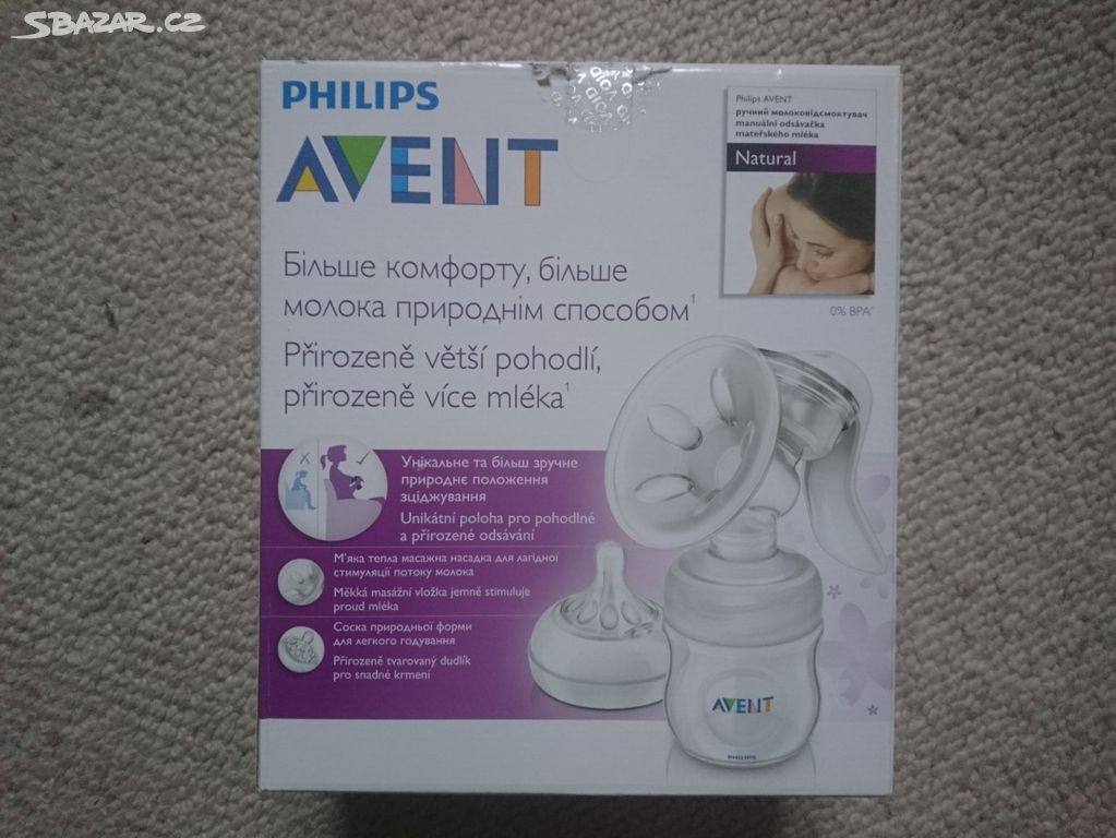 avent extractor leche natural manual 330/20
