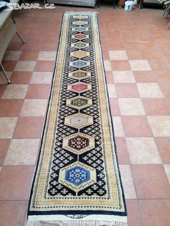 Perský koberec orig 450 x 80 cm Top