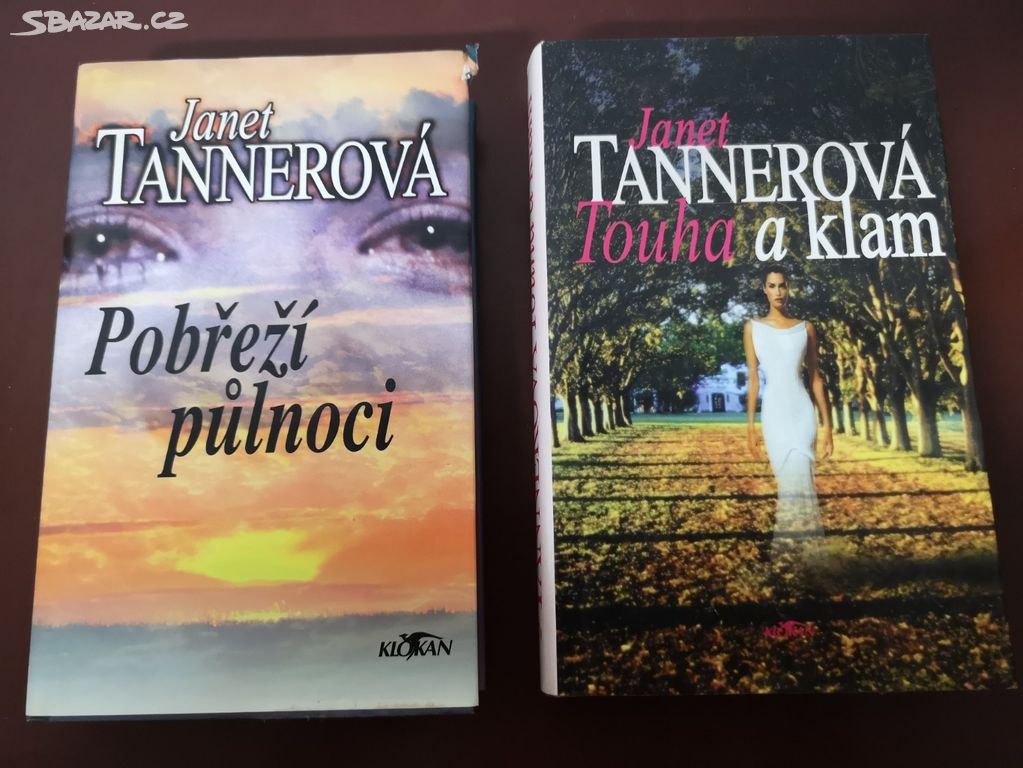 Knihy:Janet Tannerová-"Pobřeží půlnoci","Touha a