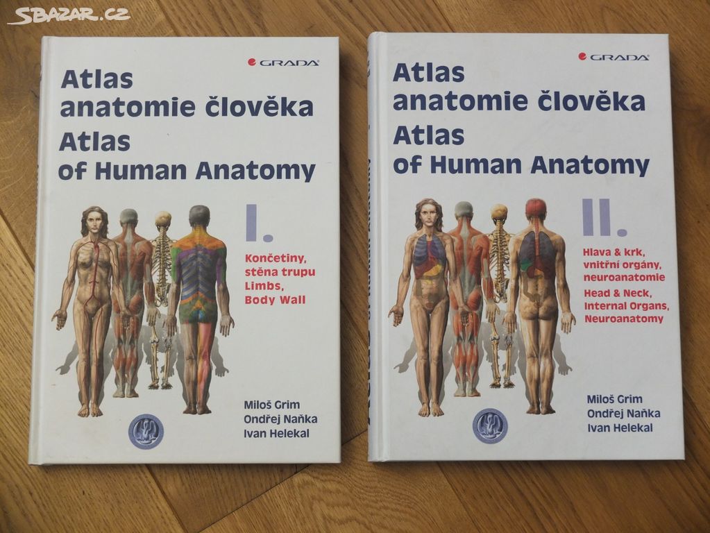 Atlas anatomie člověka díl 1 + díl 2