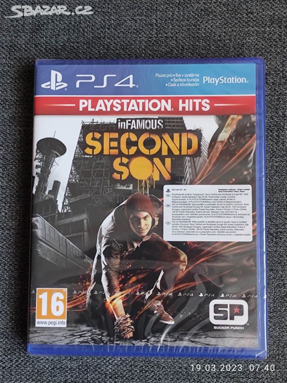 inFAMOUS Second Son (nová ve folii pro PS4).