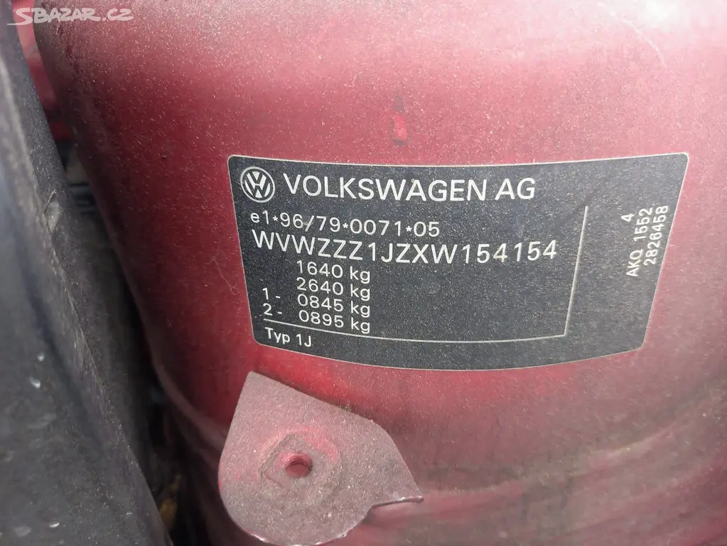 Vw volkswagen golf IV 4 nová stk 1.4i 55kw CEBIA - fotka 5