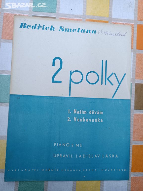 Noty - Bedřich Smetana - 2 polky