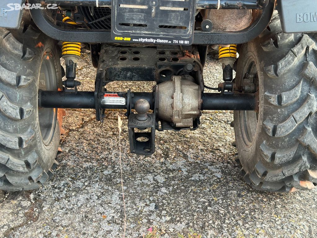 Bombardier Traxter 500 4x4 MY2003 bílá RZ Tišnov, Brnovenkov Sbazar.cz