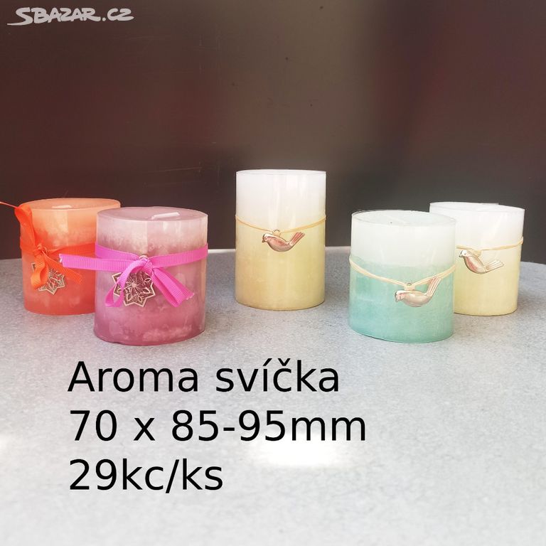 Výprodej skladu. Svíčka aroma rustikální