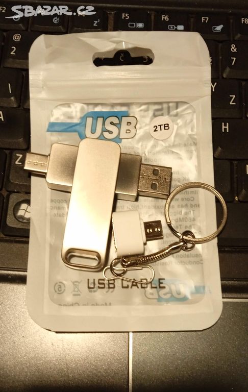 Usb disk 2TB paměť pro telefon , PC+ micro USB key