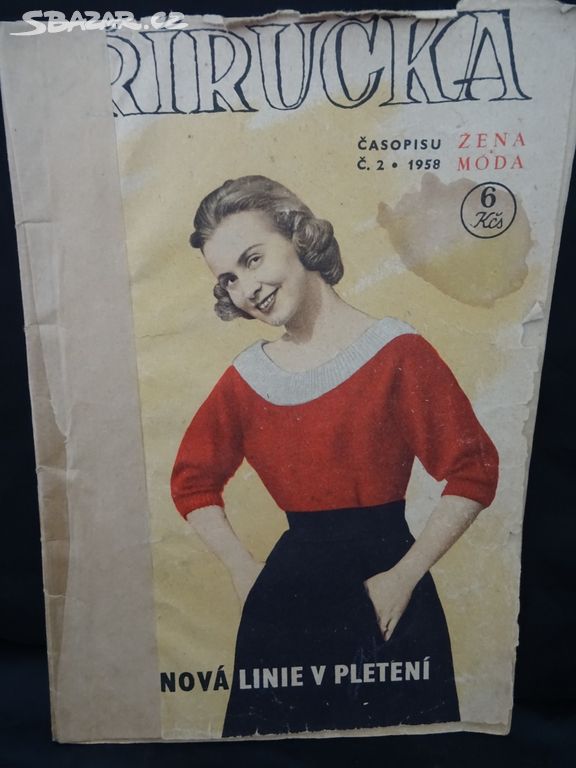 K0888 _ Příručka Nová linie v pletení rok 1958