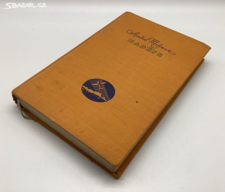 Kniha Naděje od André Malraux vazba Štyrský 1938