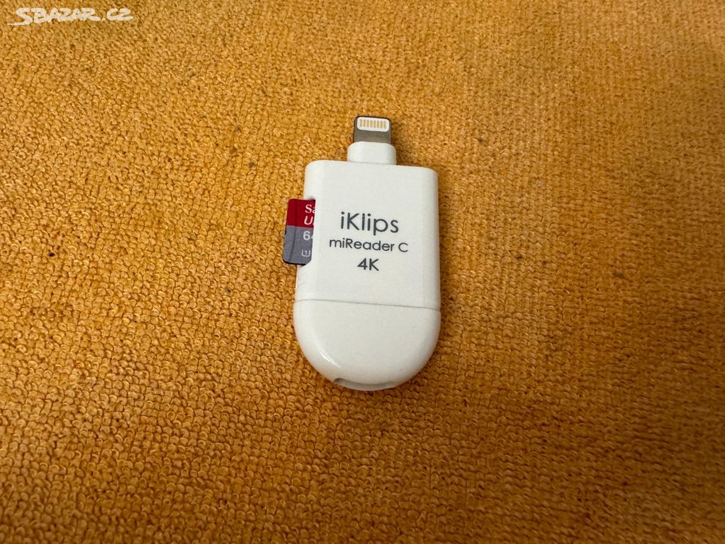 iKlips mini SD card reader iPhone / usb c