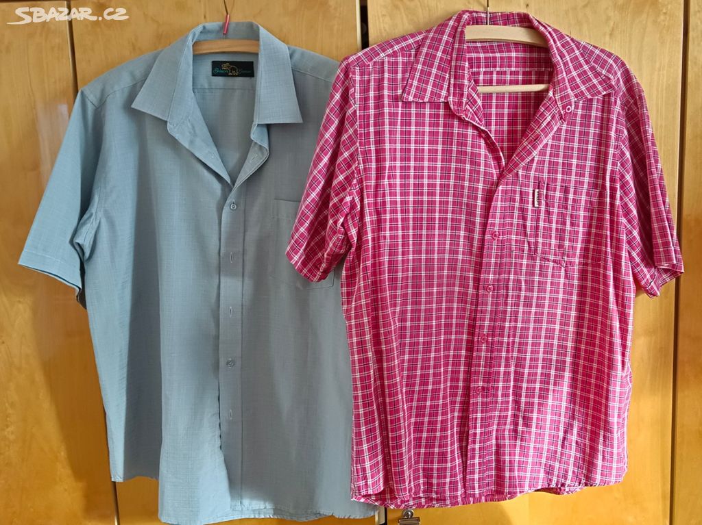 Pánské košile s krátkým rukávem-různé-43,44 XL/XXL