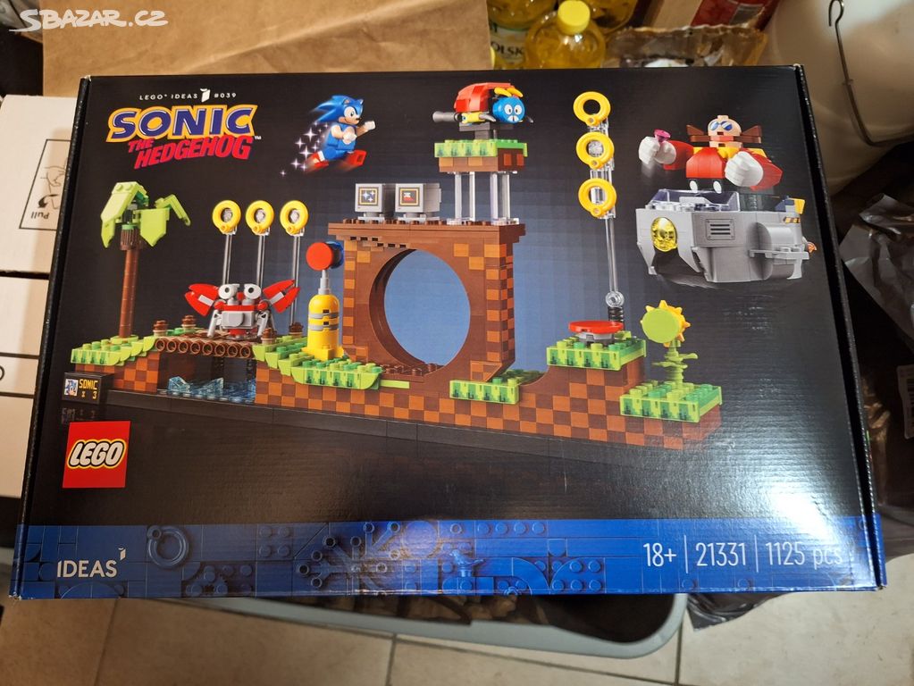 nové LEGO 21331 Sonic the Hedgehog Green Hill Zon