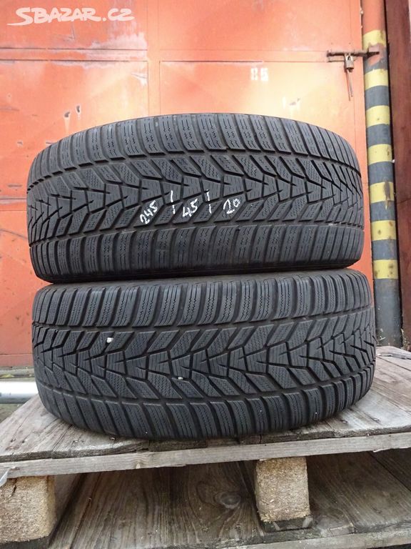 Zimní pneu Hankook ,245/45/20, 2 ks, 5-6 mm