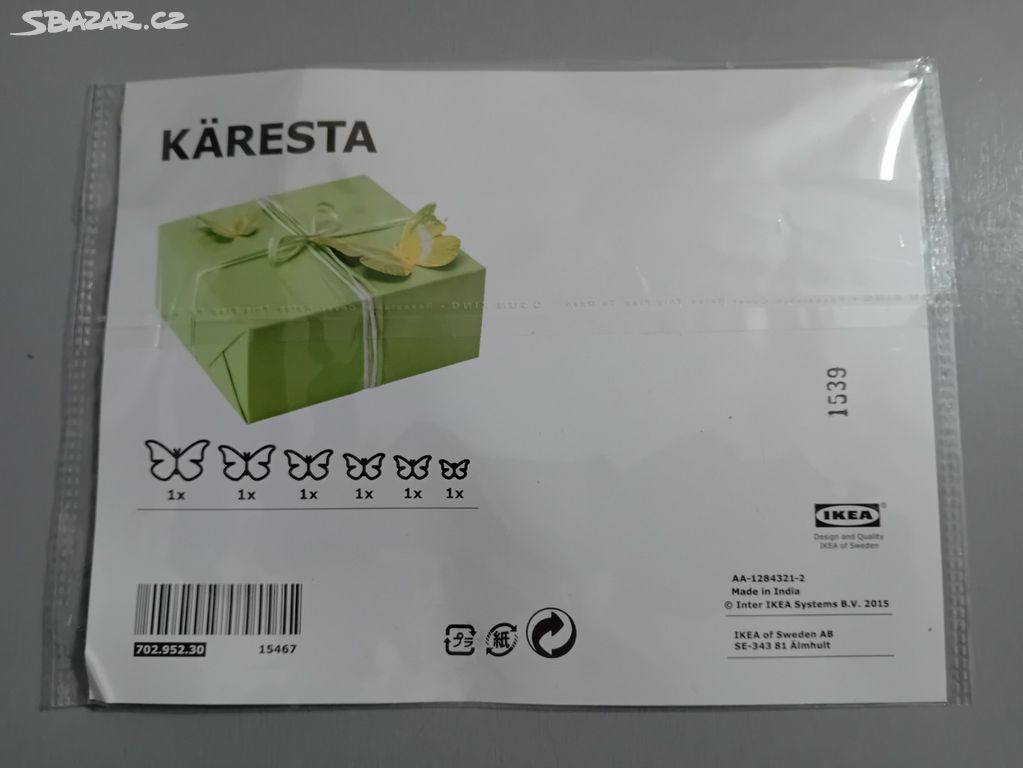 IKEA Karesta - Nová sada ozdobných motýlů