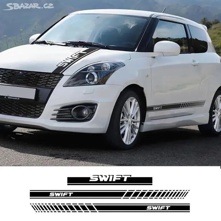 Náhled: SUZUKI SWIFT / samolepky na karoserii