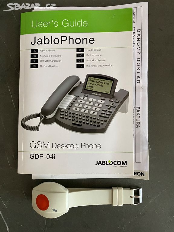 JABLOTRON stolní telefon GSM