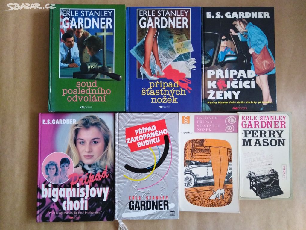 Erle Stanley Gardner - 1 kniha/50Kč