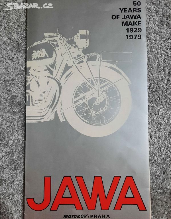 JAWA 50 let výroby motocyklů 1929-1979 prospekt
