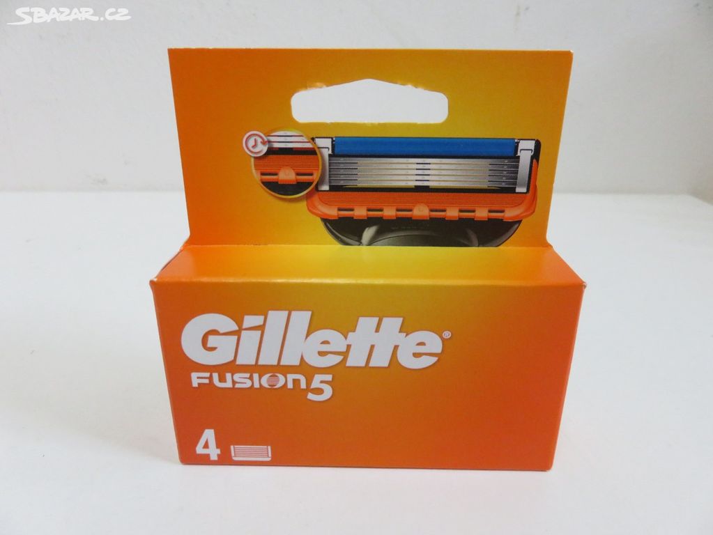 Nové náhradní hlavice Gillette Fusion5 4 ks