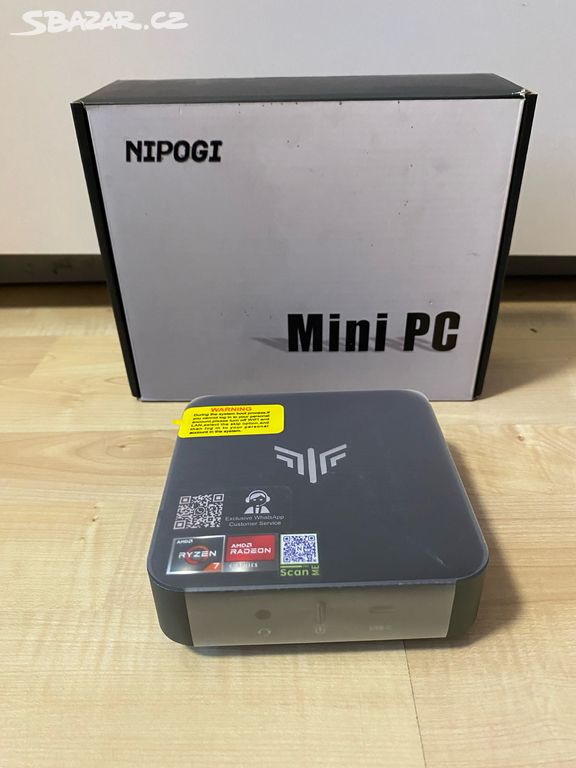 NiPoGi Windows 11 Pro Mini PC, AM02 AMD Ryzen 7 3750H 16GB DDR4