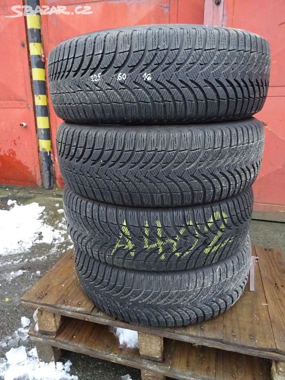Zimní pneumatiky Michelin, 225/60/16, 4 ks, 6,5-7