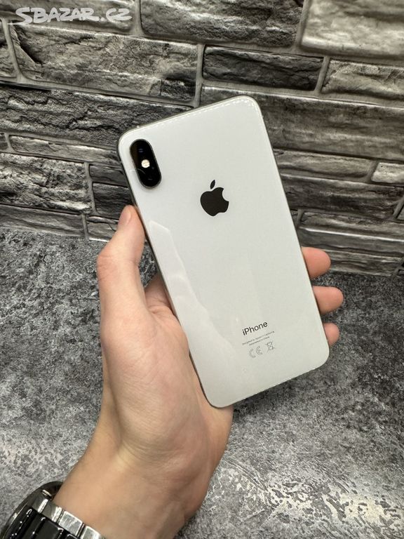 iPhone Xs Max 64GB White, baterie 100%