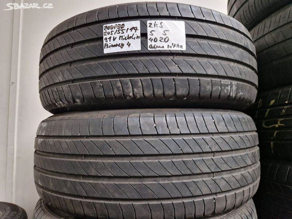 205/55 R17 91V Michelin Primacy 4 2ks